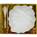 Набор подарочный (салатница, ложка) из фарфора DomiNado NSL-3 (NSL-3) 