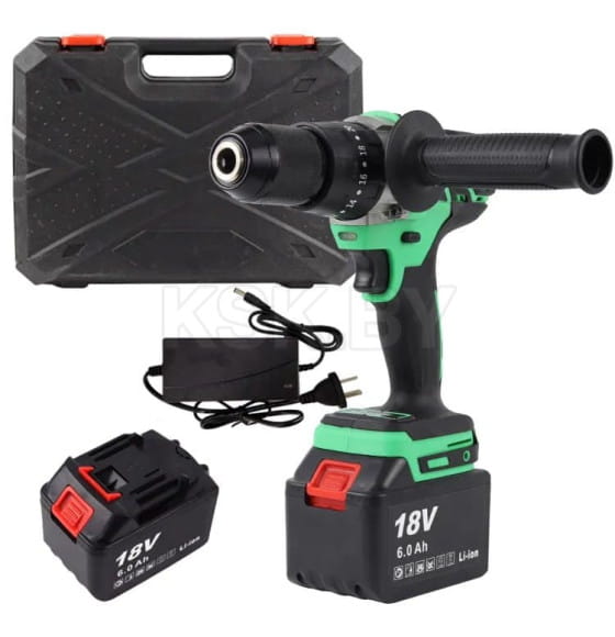 Дрель-шуруповерт аккумуляторная ударная Zitrek Green Impact 18V 063-4046 (063-4046)