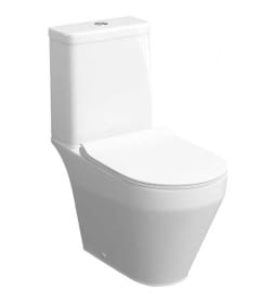 Унитаз напольный Керамин Бари R Алкапласт Дуал (сидение дюропласт Slim с микролифтом)