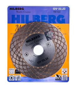 Диск алмазный отрезной 125х22.23 мм Master Ceramic Hilberg HM522