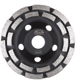 Чашка алмазная 125 мм двурядная GEPARD GP0808-125