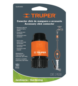 Коннектор для шланга быстрозащелкивающийся CLICK-ACC TRUPER 12722