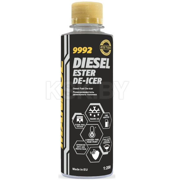 Размораживание дизельного топлива MANNOL Diesel Ester De-Icer 0,25л. (9992) 