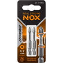 Бита PZ 2х50мм. torsion E 6,3 (2шт/уп)  "NOX STRONG"  (337250-2) 