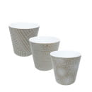 Вазон "Деко" 130х125 мм со вставкой (с декором Этно: какао) Алеана 114040ЭК (114040ЭК) 