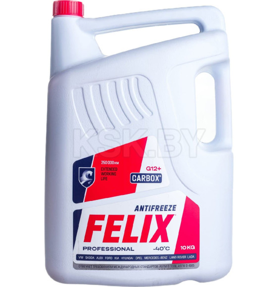 Антифриз FELIX CARBOX G12+ (красный) 10 кг (430206020) 