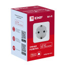 Умная розетка 4000Вт 16А 250В  Wi-Fi белая EKF Connect  (RCS-1-WF) 