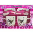 Набор подарочный (2 чашки, 2 блюдца, 2 ложки)  из фарфора DomiNado 97-483 (97-483) 