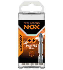 Бита двухсторонняя PH2-PH2х50 мм 1/4" (10 шт.) "Nox" 341702