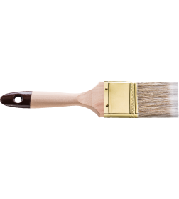 Кисть флейцевая 1.5" коричневая с-45 HARDY