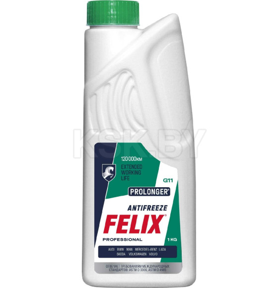 Антифриз Felix PROLONGER Green G11 1кг (430206030) 