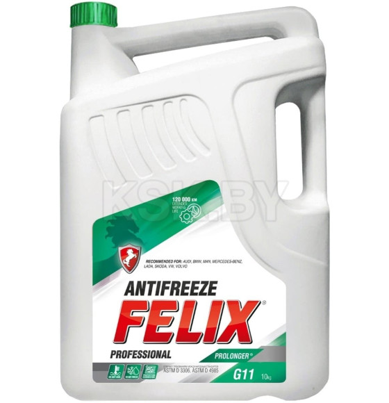 Антифриз FELIX PROLONGER G11 (зеленый) 10 кг (430206021) 