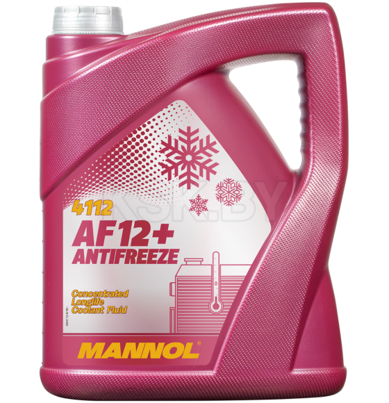 Антифриз Mannol AF12+ концентрат -75C (красный) 5л (5,6кг) (MN4112-5) 