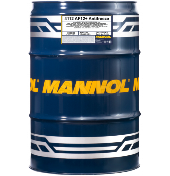 Антифриз Mannol AF12+ концентрат -75C (красный) 60л. (MN4112-60) 