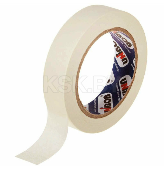 Лента малярная 19мм х 50м белая UNIBOB 28134 (28134) 