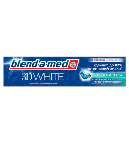 Зубная паста Blend-a-med 75мл 3D White Нежная мята