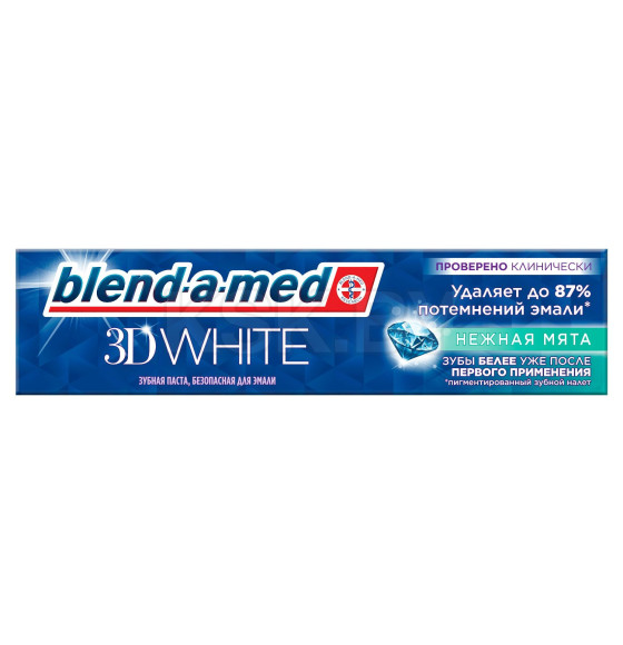 Зубная паста Blend-a-med 75мл 3D White Нежная мята (7020) 