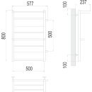 Полотенцесушитель Анкона П8 500х800 бп500 (4670078529961) 