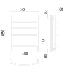 Полотенцесушитель Классик П6 500х650 электро (4670078531322) 