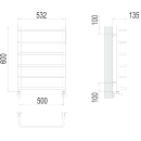 Полотенцесушитель Стандарт П6 500х600 (4670078530332) 