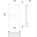 Полотенцесушитель Хендрикс П10 500х1000 (4670078529824) 