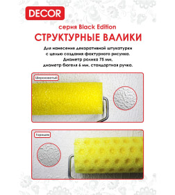 Валик структурный "Горошек" 180 мм DECOR 670-7180