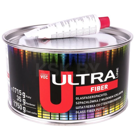 Шпатлевка Ultra II Fiber со стекловолокном 1,75кг (9124)