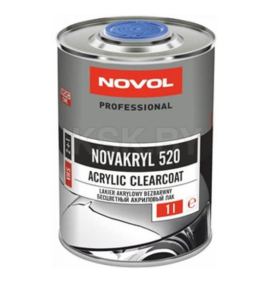 Лак бесцветный акриловый Novacryl VHS  520 2+1 1,0л (0031) 