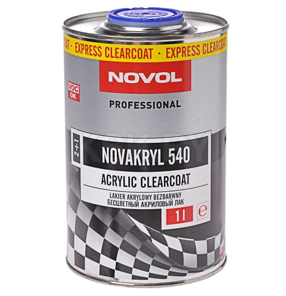 Лак бесцветный акриловый NOVACRYL MS 540 SR 2+1 1000мл. (8061) 