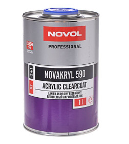 Лак бесцветный акриловый Novacryl HS  590 SR 2+1 1,0л 