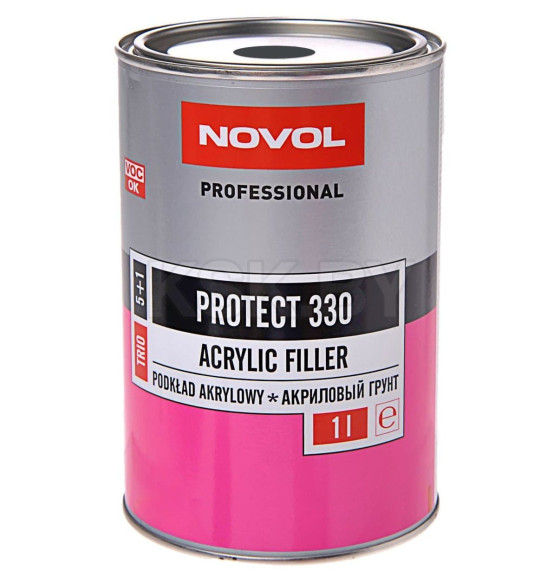 Акриловый грунт Novol Protect 330 TRIO черный 1000мл. (7341)