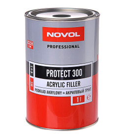 Акриловый грунт Novol Protect 300 MS 1.0л (черный)