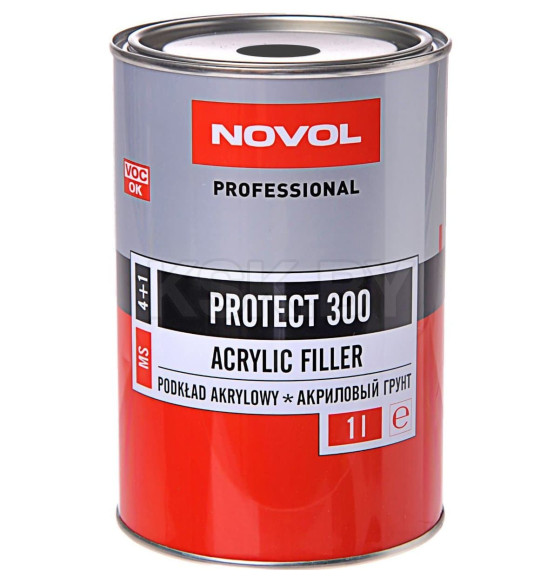 Акриловый грунт Novol Protect 300 MS 1.0л (черный) (7041) 