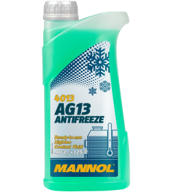 Антифриз Mannol AG13 -40C зел прозрачная кан 1л (1,08кг)