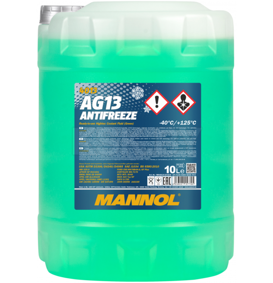 Антифриз Mannol AG13 -40C зеленый 10л. (MN4013-10) 