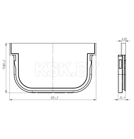 Заглушка торцевая Standartpark ЗЛВ-10.14.07-ПП 6821 (6821) 