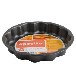 Форма для выпечки с антипригарным покрытием 29,5х5 см (рифленая) ТМ Appetite SL1027L