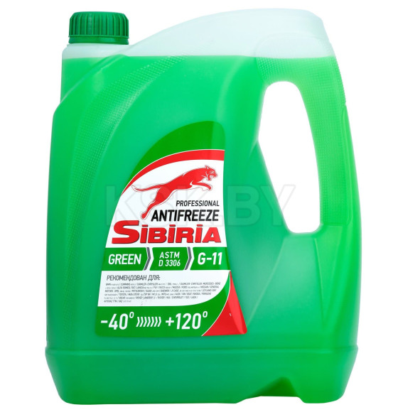 Антифриз SIBIRIA ANTIFREEZE-40 (зелёный) 5кг