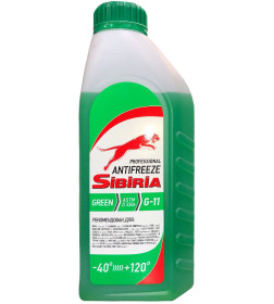 Антифриз SIBIRIA ANTIFREEZE-40 (зелёный) 1кг