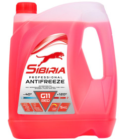 Антифриз SIBIRIA ANTIFREEZE-40 (красный) 5кг