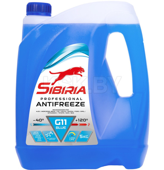 Антифриз SIBIRIA ANTIFREEZE-40 (синий) 5кг