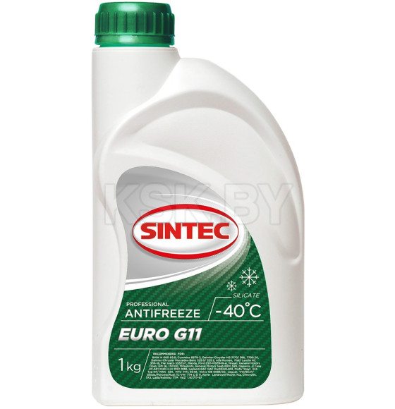 Антифриз SINTEC-40 G-11 Euro (зелёный) 1кг