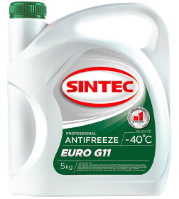 Антифриз SINTEC-40 G-11 Euro (зелёный) 5кг