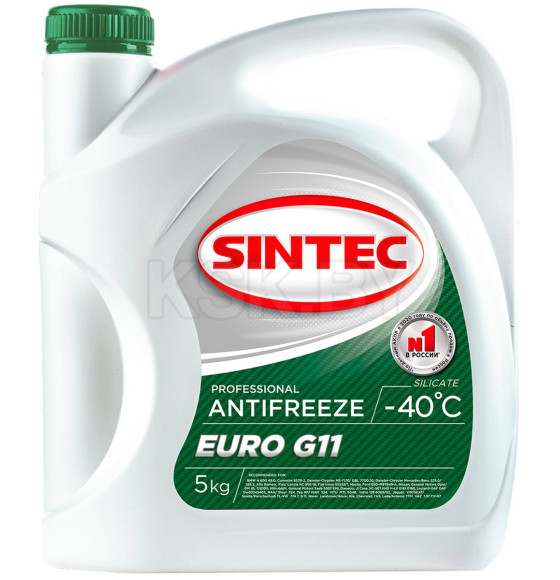 Антифриз SINTEC-40 G-11 Euro (зелёный) 5кг