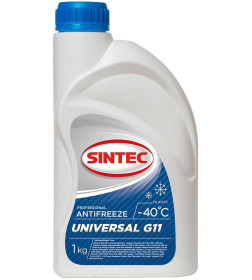 Антифриз SINTEC-40 G-11 Universal (синий) 1кг