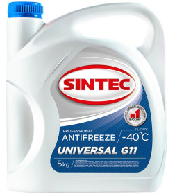 Антифриз SINTEC-40 G-11 Universal (синий) 5кг