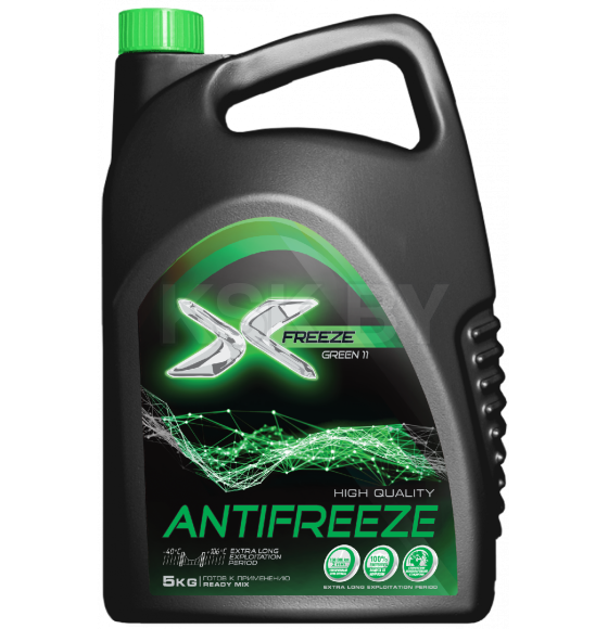 Антифриз X-FREEZE Green 5кг