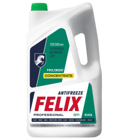 Концентрат антифриза FELIX PROLONGER G11, 5 кг