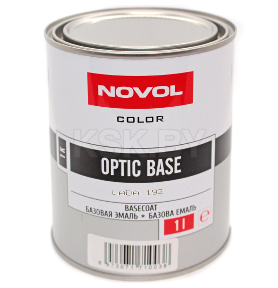 Эмаль базовая Novol Optic Base 1,0л. гр. III 192 Lada красн.перламутр