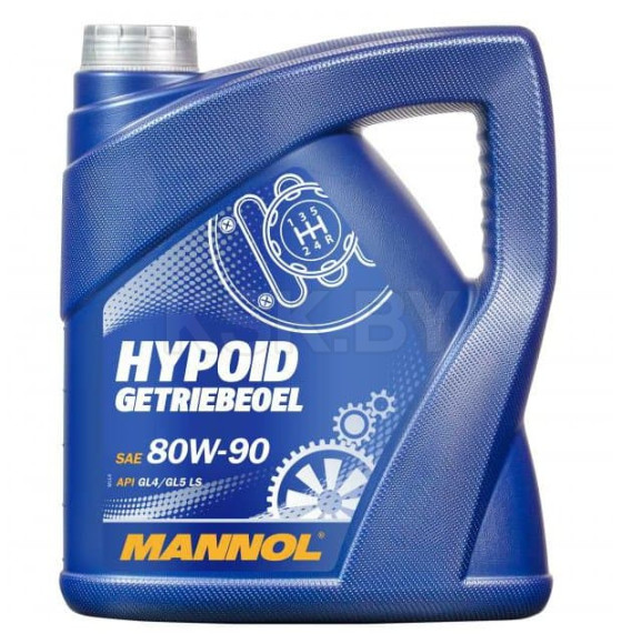 Трансмиссионное масло Mannol Hypoid 80W-90 GL-4/GL-5 LS, 4л. (MN8106-4) 